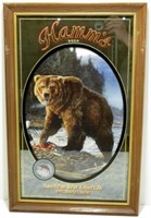 * Hamm's 1993 Brown Bear Beer Mirror