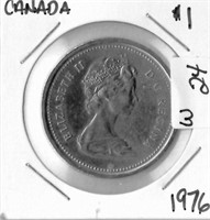 CANADIAN 1976 $1 DOLLAR COIN