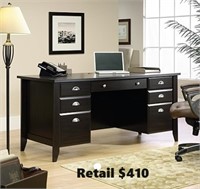 Sauder Shoal Creek Executive Desk,