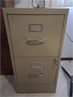 2 Drawer File Cabinet w/ Keys