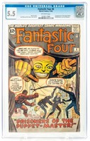 Comic Fantastic Four #8 CGC 5.5 Grade