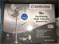 COMFORT ZONE $95 RETAIL STAND FAN