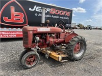 Farmall B Tractor With Woods Mower Deck