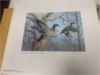 DUCKS UNLIMITED SIGNED PRINT 7 OF 80