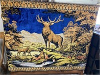 Vintage Elk Tapestry