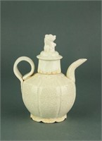 Chinese Dingyao Style Porcelain Teapot