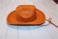 Brown cowboy hat