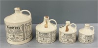 Michter’s Whisky Jugs Stoneware Advertising Lot