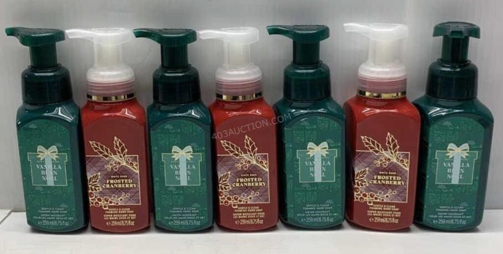 Lot of 7 Bath & Body Works Hand Soaps - NEW