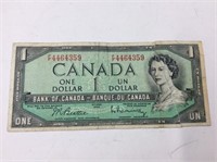 1954  One Dollar Note, See Pic's