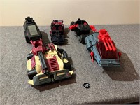 4 GI Joe Vehicles