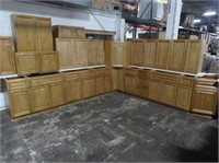 Crystal Maple Kitchen Cabinet Set