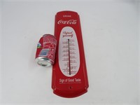 Gros thermomètre en métal Coca-Cola