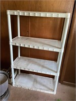 Heavy duty plastic shelving 34 x 14