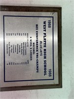 West platte sports plaque