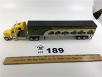 TRACTOR TRAILER W JOHN DEERE LOGO