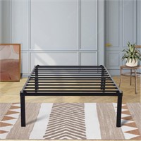 Metal Bed Frame Twin   18 Inch Black Metal