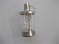 Soap Pump Chrome And Clear Plastic
