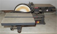 Craftsman 4" belt and 6" disc sander.