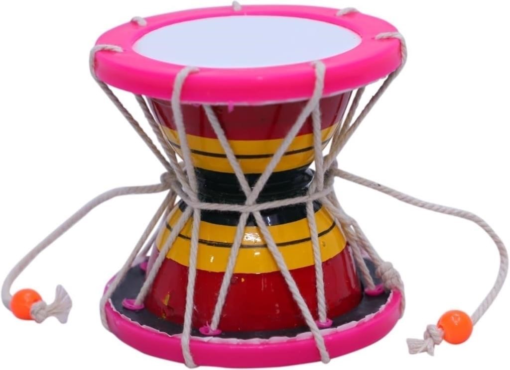 Handmade Indian Musical Instrument of Damro Pink W