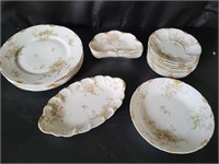 VTG Limoges Porcelain Bone Plates & More