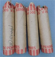 (4) Rolls of 1944-D Wheat Cents.