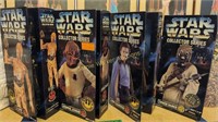 4 Star Wars Collector Series Action Figures C3po,