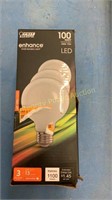 3ct LED Dimmable Bulbs