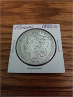 Morgan silver dollar 1883 o