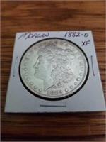 Morgan silver dollar 1882 o