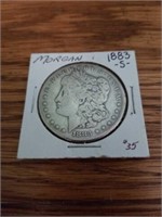 Morgan silver dollar 1883 s