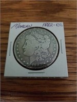 Morgan silver dollar 1882 cc