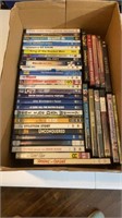 Box lot of DVDs as shown