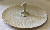 Beautiful Lenox handled serving platter with