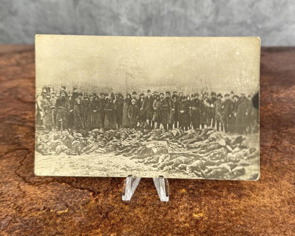 Casualties of the Red and White Armies Postcard