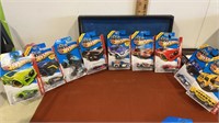 9 miscellaneous lot of New Hot wheels on card