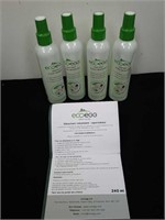 Four new 8 oz bottles of ecoegg instant stain