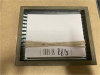 This Is Us Wooden Picture Frame NEW