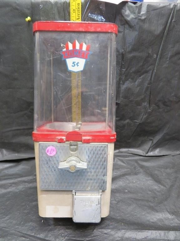 Vintage Komet 5 cent Gumball Machine