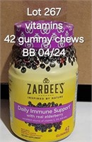 BB 4/24 Vitamins ZARBEES PK/42