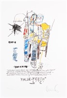 Litho on Paper Signed Jean-Michel Basquiat 179/250