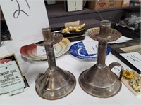 Vintage tin candle holders