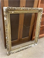 Gold leaf antique art frame.