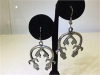 Sterling Silver Indian Handmade Earrings with