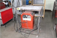 Lincoln Electric AC/DC welder with a cart