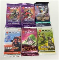 (6) X MAGIC THE GATHERING CARD PACKS