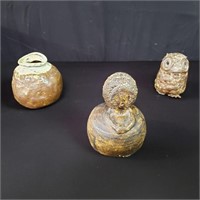 Group of vintage pottery/stoneware pieces