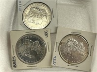 3 Au/Bu Pre 1921 Morgans