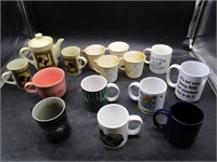 Coffee Mugs & Tea Pot