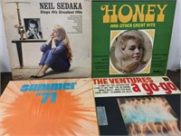 4 Mixed Vintage 12" Vinyl Albums